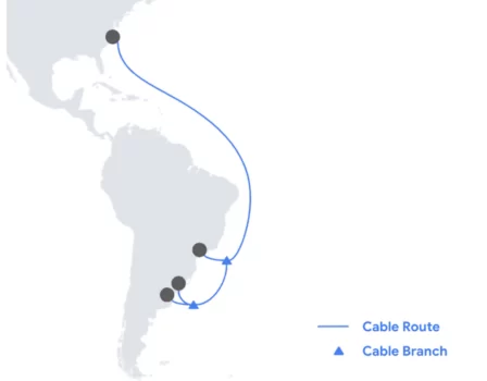 Google lançará em breve cabo submarino no Brasil