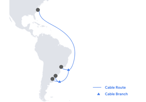 Google lançará em breve cabo submarino no Brasil